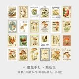  Set 48 Tem Nấm Retro 