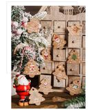  Set Tag Giấy Kraft Trang Trí Giáng Sinh 