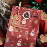  Set Tag Giấy Kraft Trang Trí Giáng Sinh 