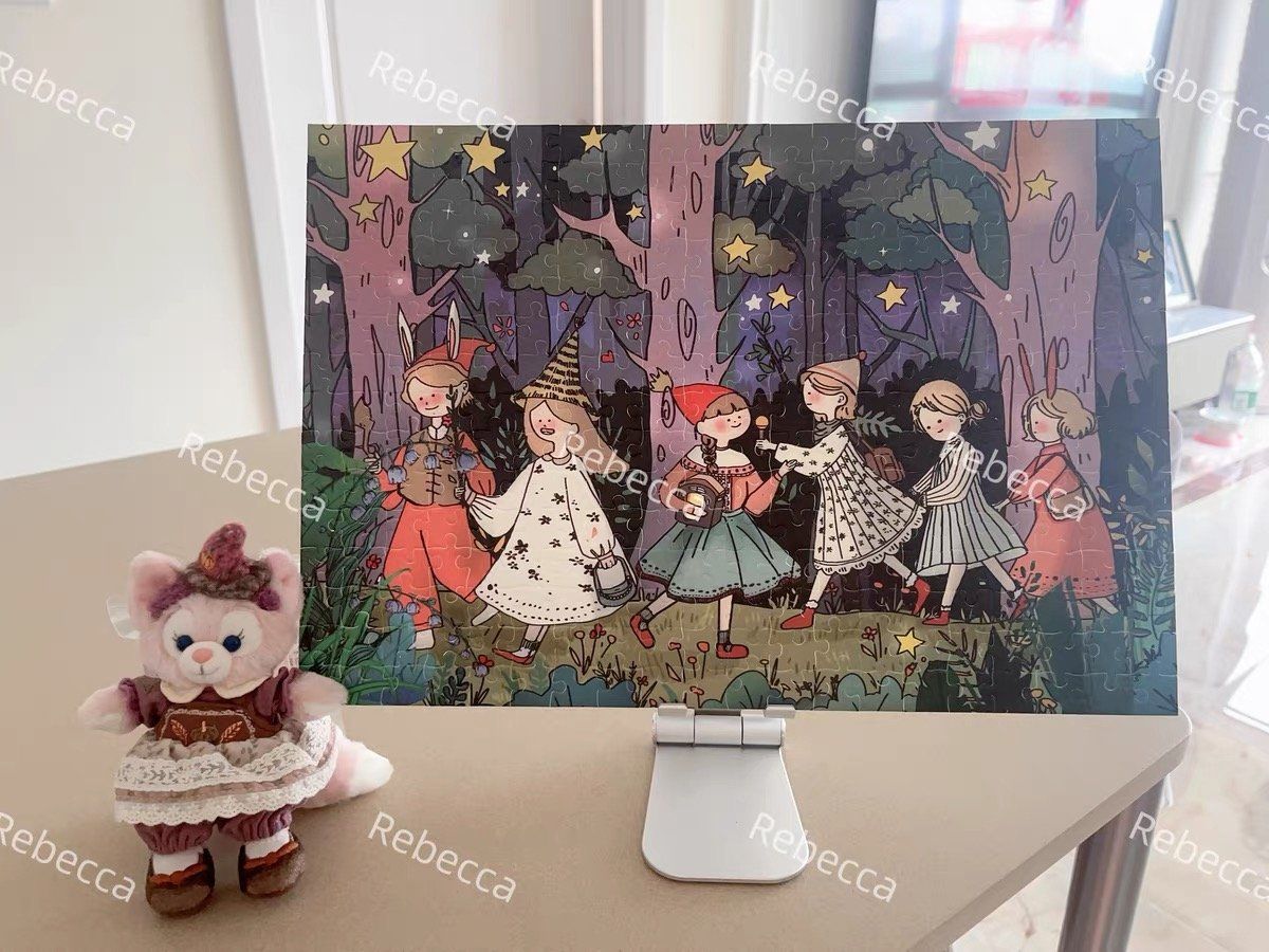  Bộ Xếp Hình 300 Miếng Tour Rừng Đêm 