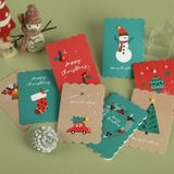  Thiệp Xmas Hoạt Hình Kèm Bao Thư 