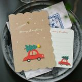  Thiệp Xmas Hoạt Hình Kèm Bao Thư 