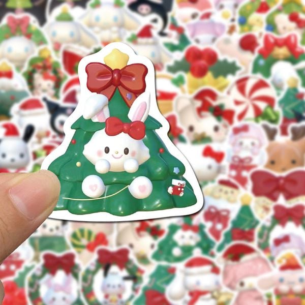  62 Stickers Giáng Sinh Sanrio 