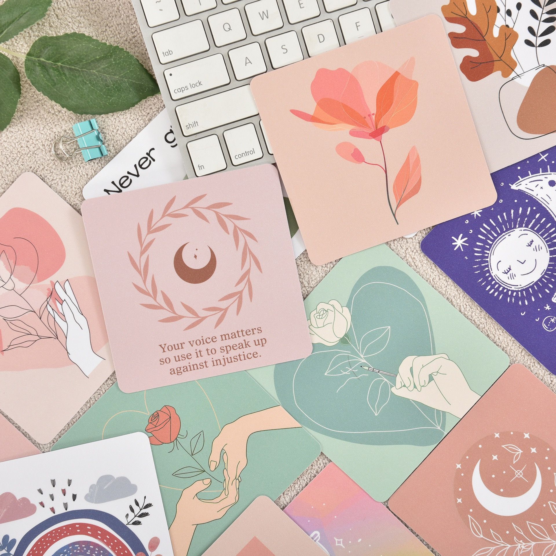  Bộ 50 Thẻ Truyền Cảm Hứng Cho Phụ Nữ 