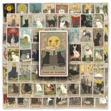  Set 78 Sitcker Lá Bài Mèo Tarot 