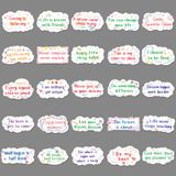  Sticker 50 Câu Tiếng Anh Truyền Cảm Hứng 