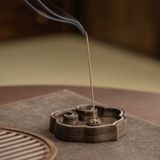  Đế Đốt Trầm Gỗ Mun Ruyi 