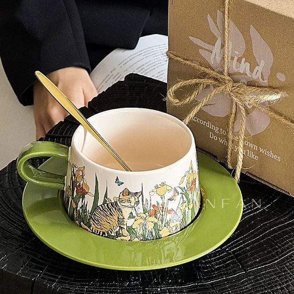  Set Tách Vẽ Tay Cat Story 