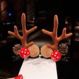  Kẹp Tóc Nhung Hươu Xmas 