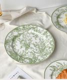  Bộ Đĩa Ăn Tối Cao Cấp Màu Xanh Ngọc Lục Bảo 