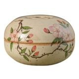  Lư Trầm Bông Đào Vẽ Tay 