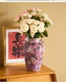  Bình Hoa Hồng Cổ Điển Vẽ Tay 