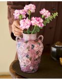  Bình Hoa Hồng Cổ Điển Vẽ Tay 