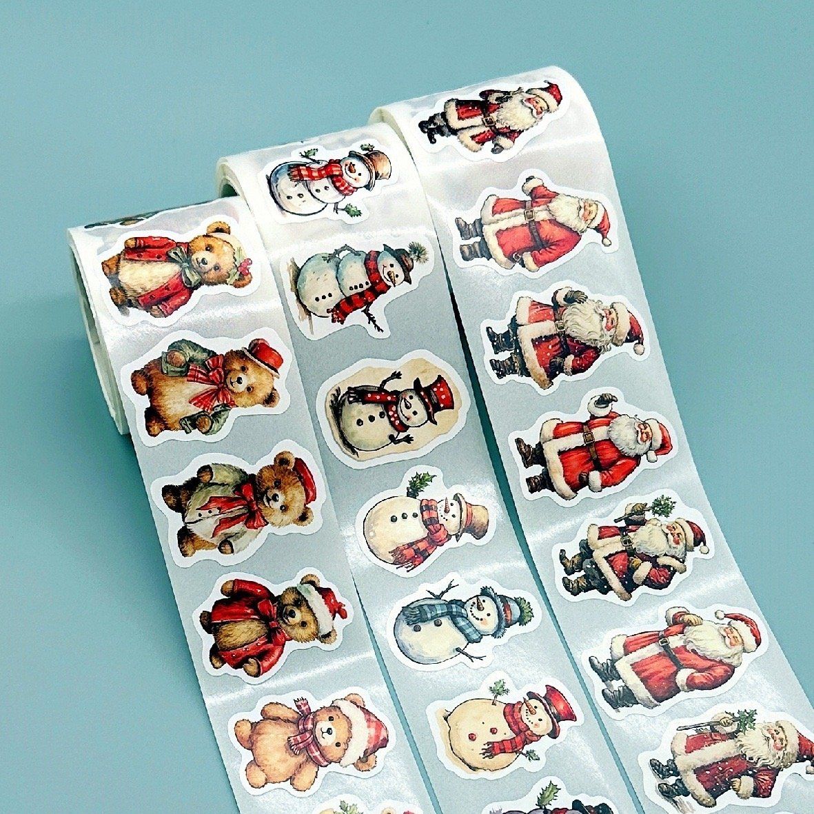  Cuộn 250 Stickers Xmas 