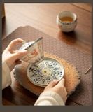  Set Ấm Trà Khổng Tước 