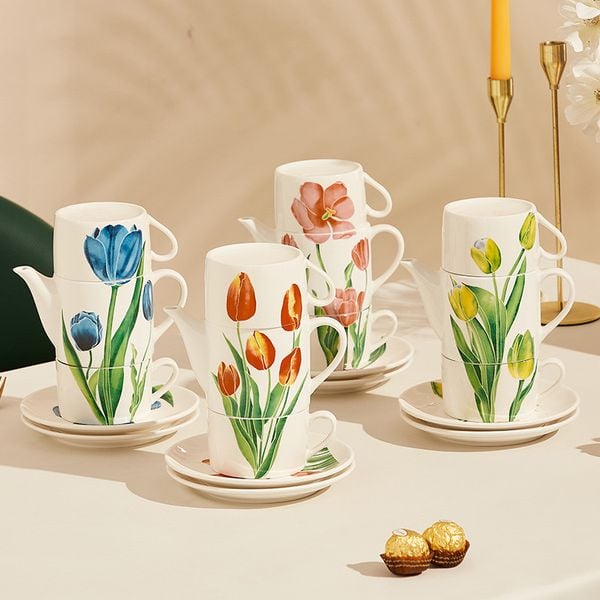  Set Trà Hoa Tulip 