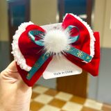  Kẹp Tóc Xmas Đỏ Tuyết 