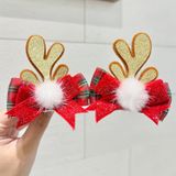  Kẹp Tóc Nhung Hươu Xmas 
