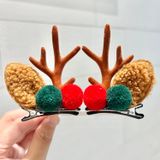  Kẹp Tóc Nhung Hươu Xmas 
