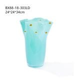  Bình Hoa Bắc Âu Xếp Ly Lượn Sóng 