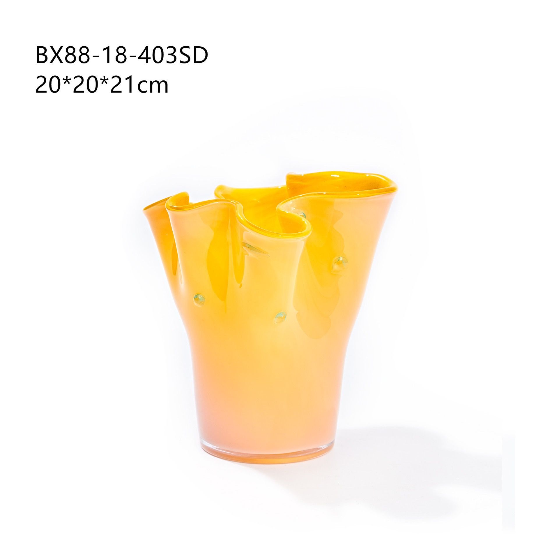  Bình Hoa Bắc Âu Xếp Ly Lượn Sóng 
