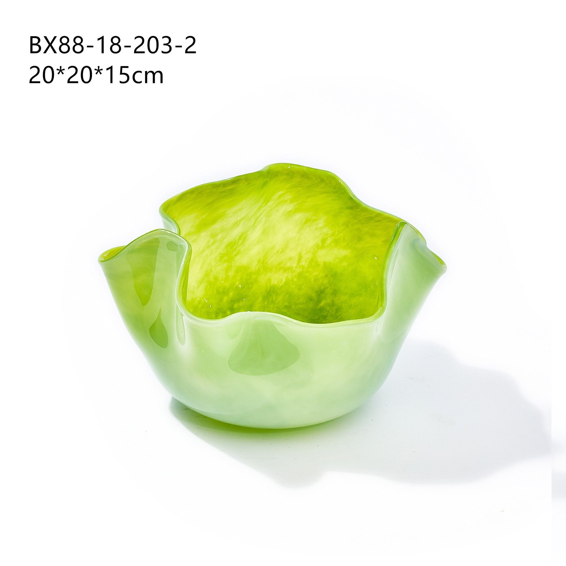  Bình Hoa Bắc Âu Xếp Ly Lượn Sóng 