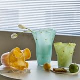  Bình Hoa Bắc Âu Xếp Ly Lượn Sóng 
