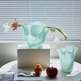  Bình Hoa Bắc Âu Xếp Ly Lượn Sóng 