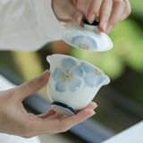  Ấm Trà Thu Hải Đường 