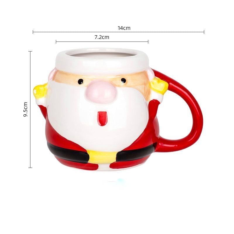  Cốc Ông Già Noel Vẽ Tay 