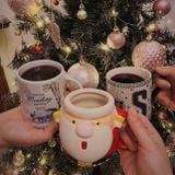  Cốc Ông Già Noel Vẽ Tay 