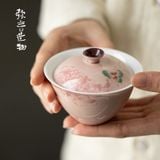  Ấm Trà Hoa Mẫu Đơn Cánh Bướm 