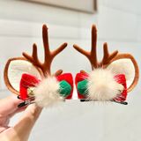  Kẹp Tóc Nhung Hươu Xmas 