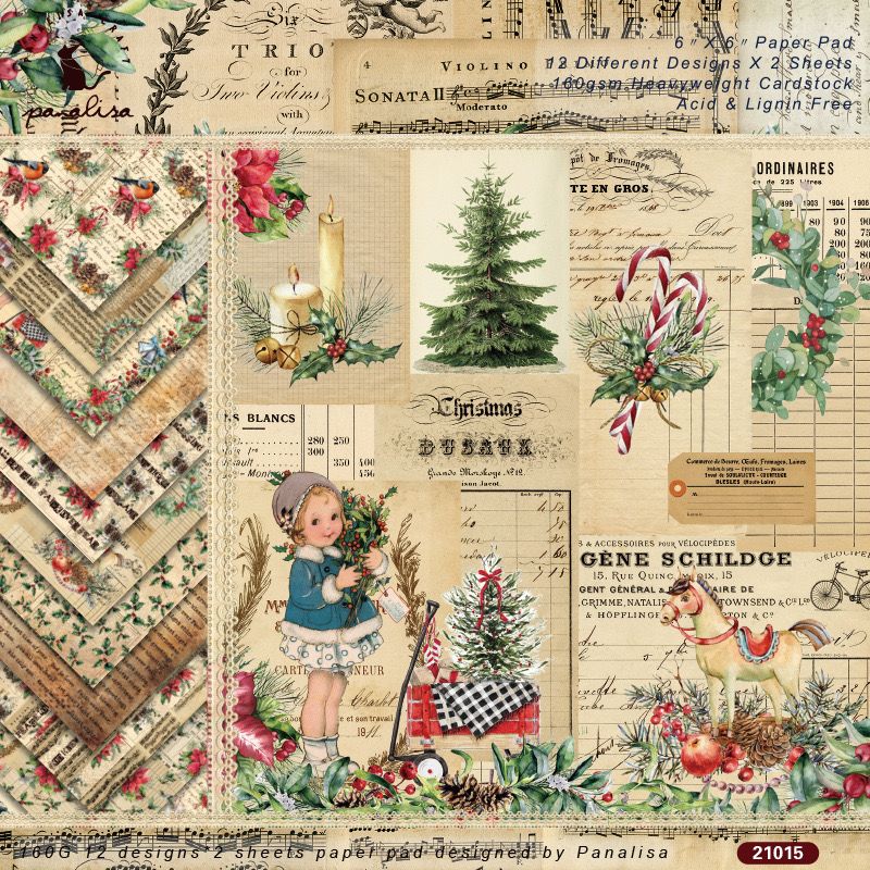  Tập Giấy Retro Xmas 