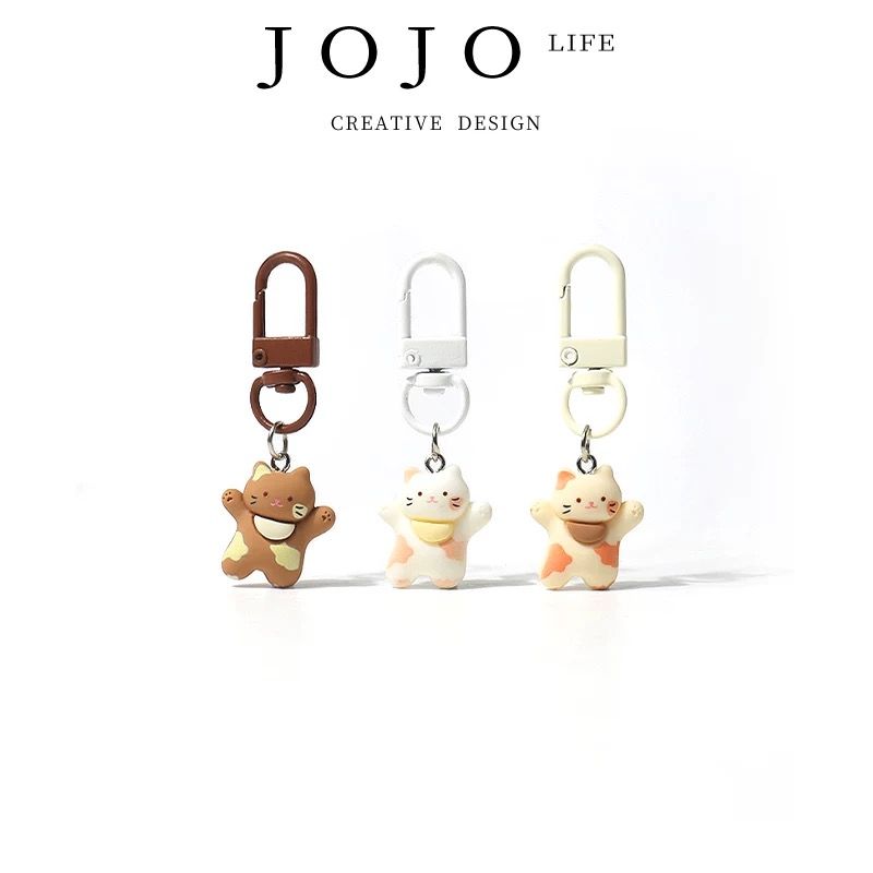  Móc Khóa Mèo Con Vui Vẻ 