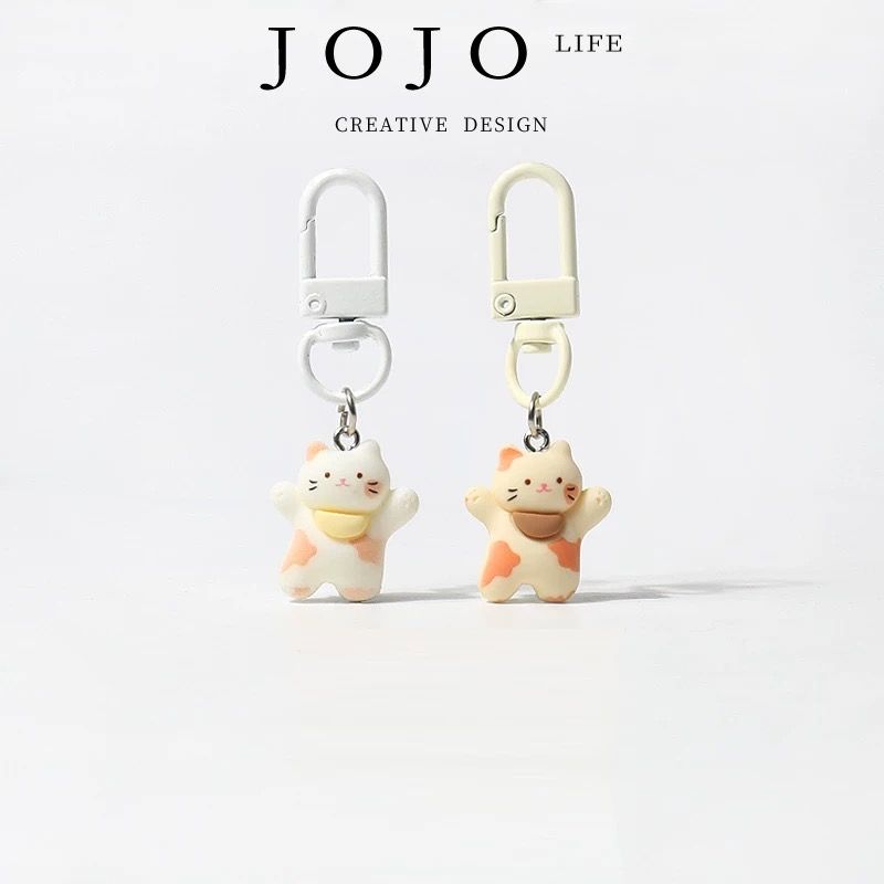  Móc Khóa Mèo Con Vui Vẻ 