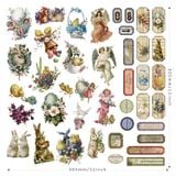  Sticker Thỏ Vintage 