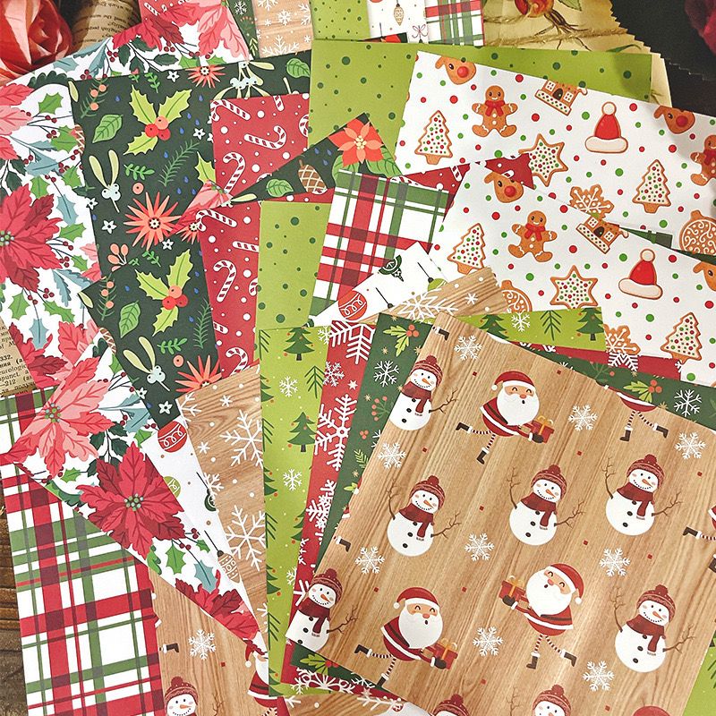  Tập Giấy Retro Xmas 