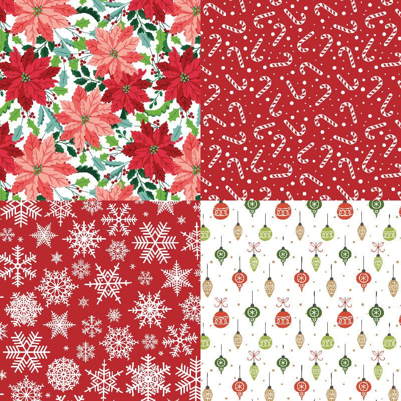  Tập Giấy Retro Xmas 
