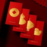  Phong Bao Lì Xì Đỏ In Nổi Cao Cấp 