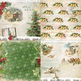  Tập Giấy Retro Xmas 