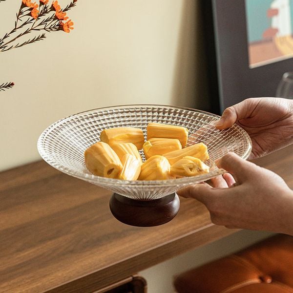  Khay Trái Cây Thuỷ Tinh 