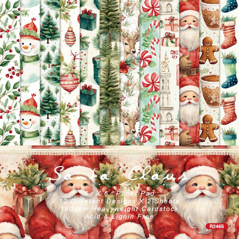 Tập Giấy Retro Xmas 