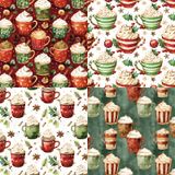  Tập Giấy Retro Xmas 