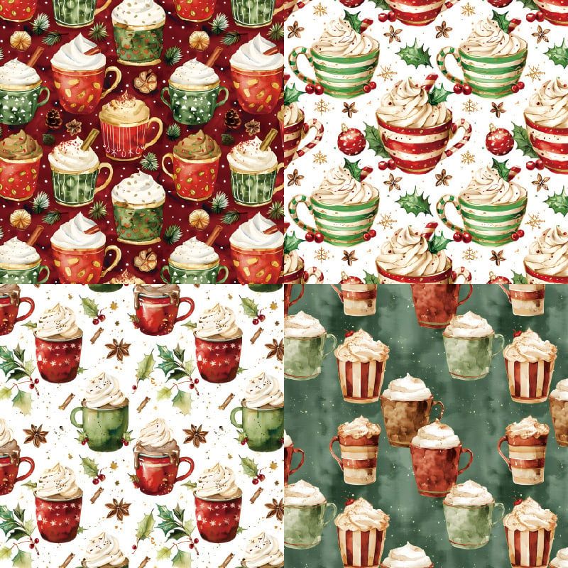  Tập Giấy Retro Xmas 