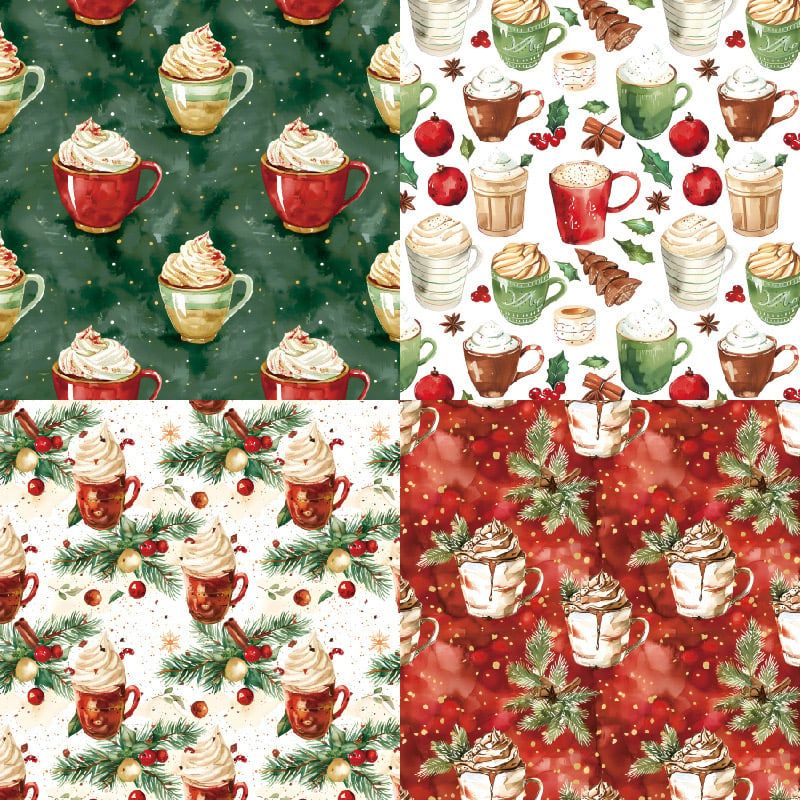  Tập Giấy Retro Xmas 