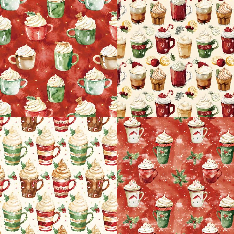  Tập Giấy Retro Xmas 