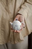  Ấm Trà Đất Sét Ngọc Bích Mèo Đào 