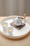  Ấm Trà Đất Sét Ngọc Bích Mèo Đào 