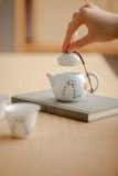  Ấm Trà Đất Sét Ngọc Bích Mèo Đào 